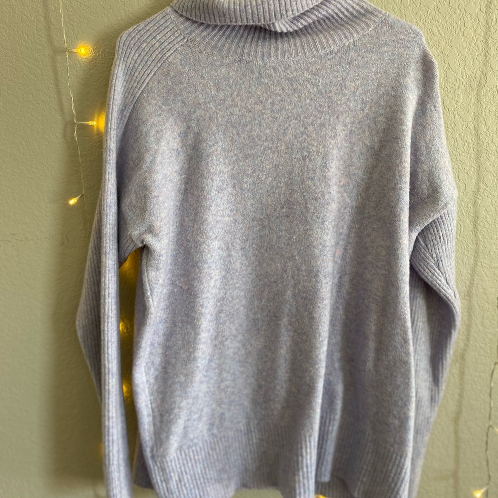 Purple Turtle Neck Sweater